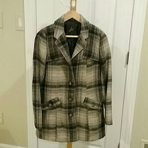 New! Jack plaid jacket sz S